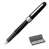 Pióro wieczne Platinum Plaisir Black Mist, F, czarne matowe