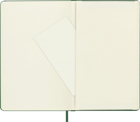 Notes MOLESKINE Classic L (13x21cm) w kropki, twarda oprawa, myrtle green, 240 stron, zielony