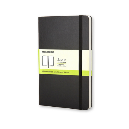 Notes MOLESKINE Classic L (13x21cm) gładki, twarda oprawa, 240 stron, czarny