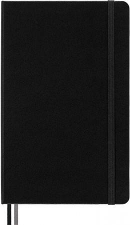 Notes MOLESKINE Classic L (13x21cm) w kratkę, twarda oprawa, 400 stron, czarny