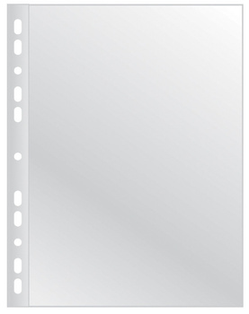 Koszulki na dokumenty Q-CONNECT, PP, A4, groszkowe, 50mikr., 10szt.