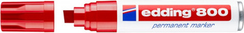 Marker permanentny e-800 EDDING, 4-12 mm, czerwony