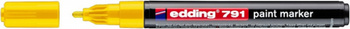 Marker olejowy e-791 EDDING, 1-2mm, żółty