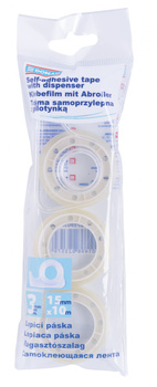 Taśma biurowa DONAU, 15mm, 10m, 3szt.