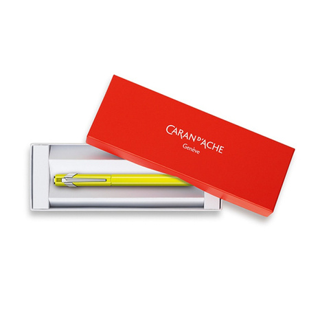 Pióro wieczne CARAN D'ACHE 849 Fluo Line, M, żółte
