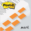 Zakładki indeksujące POST-IT® (680-O2EU), PP, 25,4x43,2mm, 2x50 kart., pomarańczowy