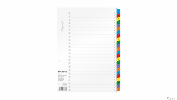 Przekładki laminowane A4 alfabetyczne (A-Z) TRY-05-01 Biurfol TRY-05-01