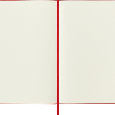 Notes MOLESKINE Classic L (13x21cm) gładki, twarda oprawa, 240 stron, czerwony