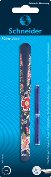 Pióro wieczne SCHNEIDER Voice +  2 cartridge, blister, mix kolorów