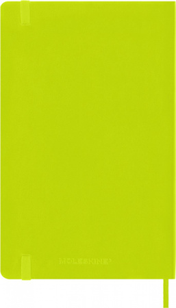 Notes MOLESKINE Classic L (13x21 cm) gładki, miękka oprawa, lemon green, 192 strony, zielony