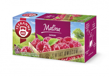 Herbata TEEKANNE World of Fruits, Malina, 20 kopert