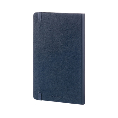 Notes MOLESKINE Classic L (13x21cm) w kratkę, twarda oprawa, sapphire blue, 240 stron, niebieski