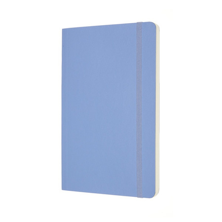 Notes MOLESKINE Classic L (13x21 cm) gładki, miękka oprawa, hydrangea blue, 192 strony, niebieski