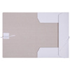 Teczka wiązana OFFICE PRODUCTS Premium, karton, A4, 350gsm, 3-skrz., biała