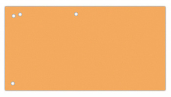 Przekładki OFFICE PRODUCTS, karton, 1/3 A4, 240x105mm, 100szt., pomarańczowe