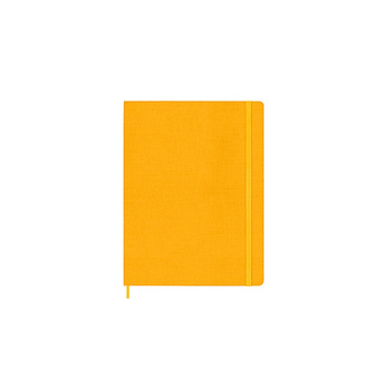 Notes MOLESKINE Classic XL (19x25 cm), linie, twarda, orange yellow, 192 strony, pomarańczowy