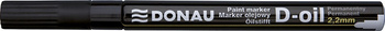 Marker olejowy DONAU, 2,2mm, zawieszka, czarny