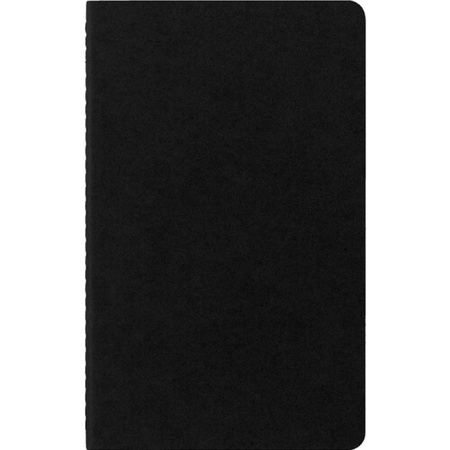 Zestaw 3 Zeszytów MOLESKINE Cahier Journals L (13x21cm) w kratkę, 80 strony, czarny
