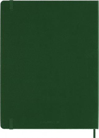 Notes MOLESKINE Classic XL (19x25cm) w linie, twarda oprawa, myrtle green, 192 strony, zielony
