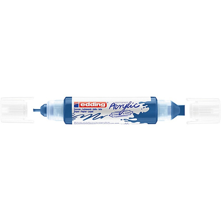 Marker akrylowy 3D e-5400 EDDING, podwójny, 2-3 mm, 5-10 mm, błękit gencjanowy