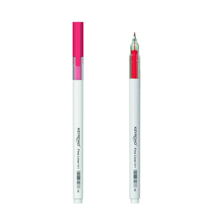 Cienkopis KEYROAD, 0,4mm, 4 szt., blister