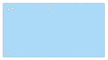 Przekładki OFFICE PRODUCTS, karton, 1/3 A4, 240x105mm, 100szt., niebieskie