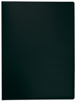 Teczka ofertowa Q-CONNECT, PP, A4, 380mikr., 10 koszulek, czarna