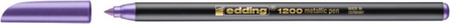 Pisak z cienką końcówką e-1200 EDDING, 1-3mm, metaliczny fioletowy