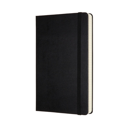 Notes MOLESKINE Classic L (13x21cm) w kratkę, twarda oprawa, 400 stron, czarny