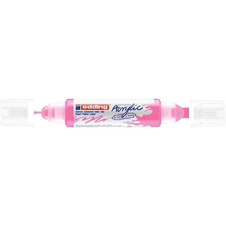 Marker akrylowy 3D e-5400 EDDING, podwójny, 2-3 mm, 5-10 mm, różowy neonowy