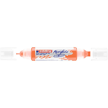 Marker akrylowy 3D e-5400 EDDING, podwójny, 2-3 mm, 5-10 mm, pomarańczowy neonowy