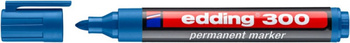 Marker permanentny e-300 EDDING, 1,5-3mm, jasnoniebieski