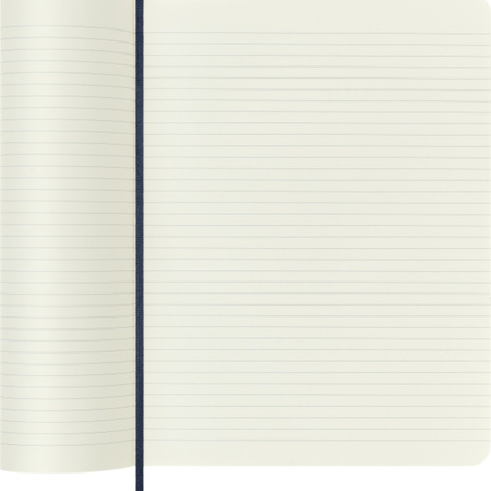 Notes MOLESKINE XL (19x25cm) w linie, miękka oprawa, sapphire blue, 192 strony, niebieski
