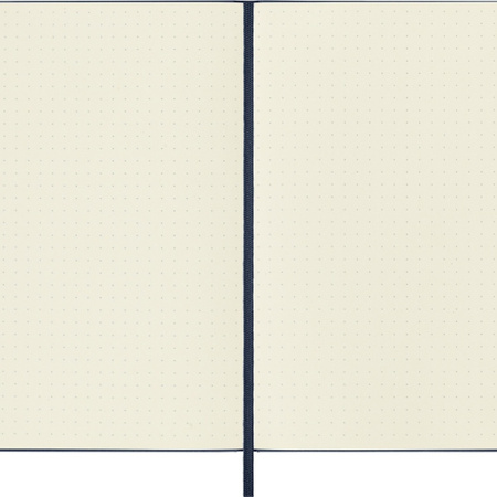 Notes MOLESKINE Classic M (11,5x18 cm) w kropki, twarda oprawa, sapphire blue, 208 stron, niebieski
