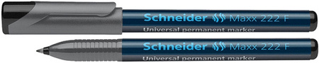 Foliopis permanentny SCHNEIDER Maxx 222, F, 0,7mm, czarny