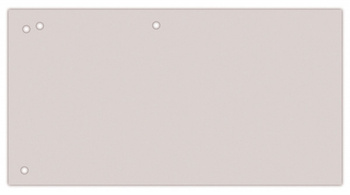 Przekładki OFFICE PRODUCTS, karton, 1/3 A4, 240x105mm, 100szt., szare
