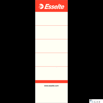 Etykiety grzbietowe do segreg. ESSELTE 75 mm, biały, 100 szt., 81080