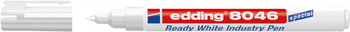 Marker przemysłowy permanentny e-8046 EDDING, biały