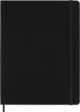 Notes MOLESKINE Classic XL (19x25cm) w linie, twarda oprawa, 192 strony, czarny