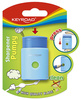 Temperówka KEYROAD Pumpy-Up, plastikowa, pojedyncza, blister, mix kolorów