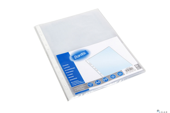 Koszulki krystaliczna A4 45mic., w folii (100szt) BANTEX 400155520