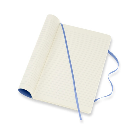 Notes MOLESKINE Classic L (13x21 cm) w linie, miękka oprawa, hydrangea blue, 192 strony, niebieski