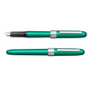 Pióro wieczne Platinum Plaisir Teal Green, F, zielone matowe