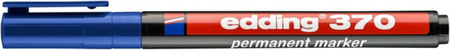 Marker permanentny e-370 EDDING, 1mm, niebieski