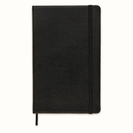 Notes MOLESKINE Classic edycja limitowana, twarda oprawa skórzana L (13x21 cm) w linie, czarny