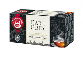 Herbata TEEKANNE Earl Grey, czarna, 20 torebek