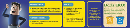 Woreczki do lodu JAN NIEZBĘDNY, pudełko 240 szt.