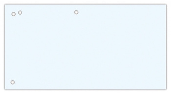 Przekładki OFFICE PRODUCTS, karton, 1/3 A4, 240x105mm, 100szt., białe