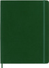 Notes MOLESKINE XL (19x25cm) w kropki, miękka oprawa, myrtle green, 192 strony, zielony