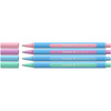 Długopis SCHNEIDER Slider Edge, XB, 4szt. blister, mix kolorów pastel